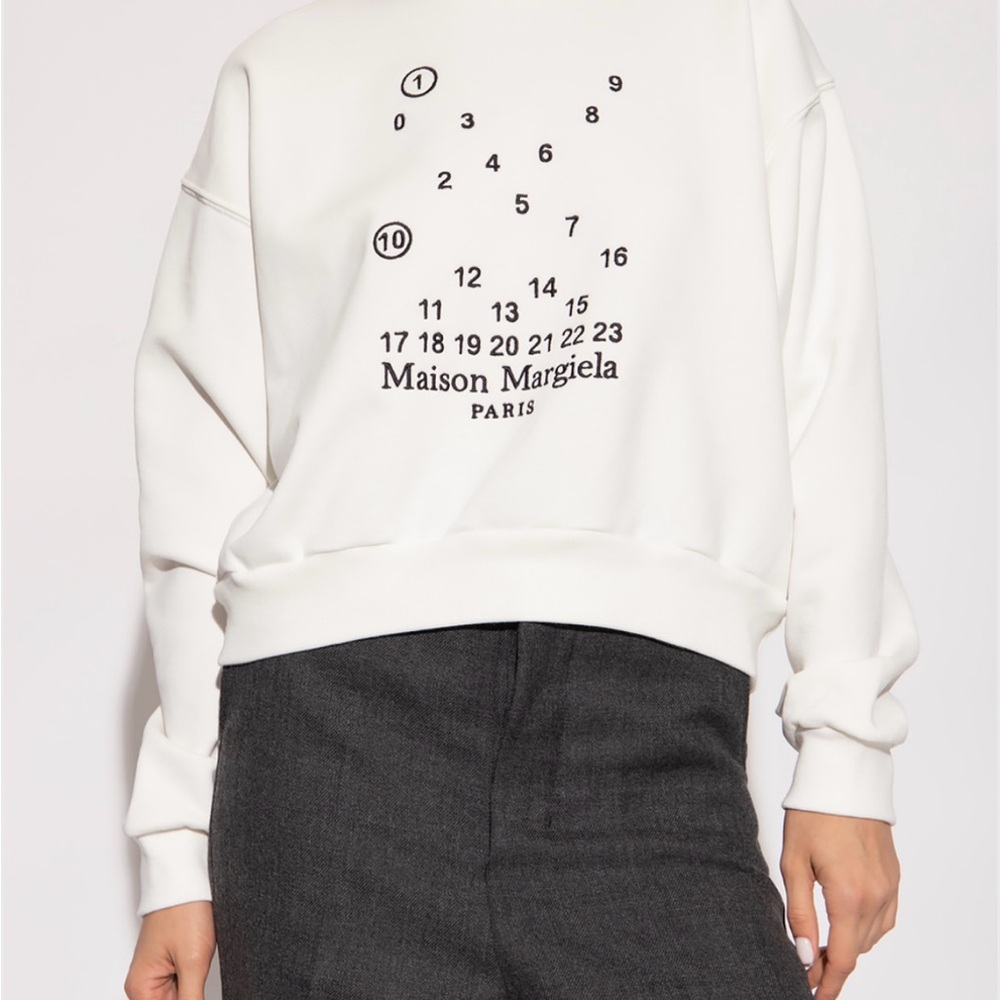 Maison Margiela White Sweatshirt - M